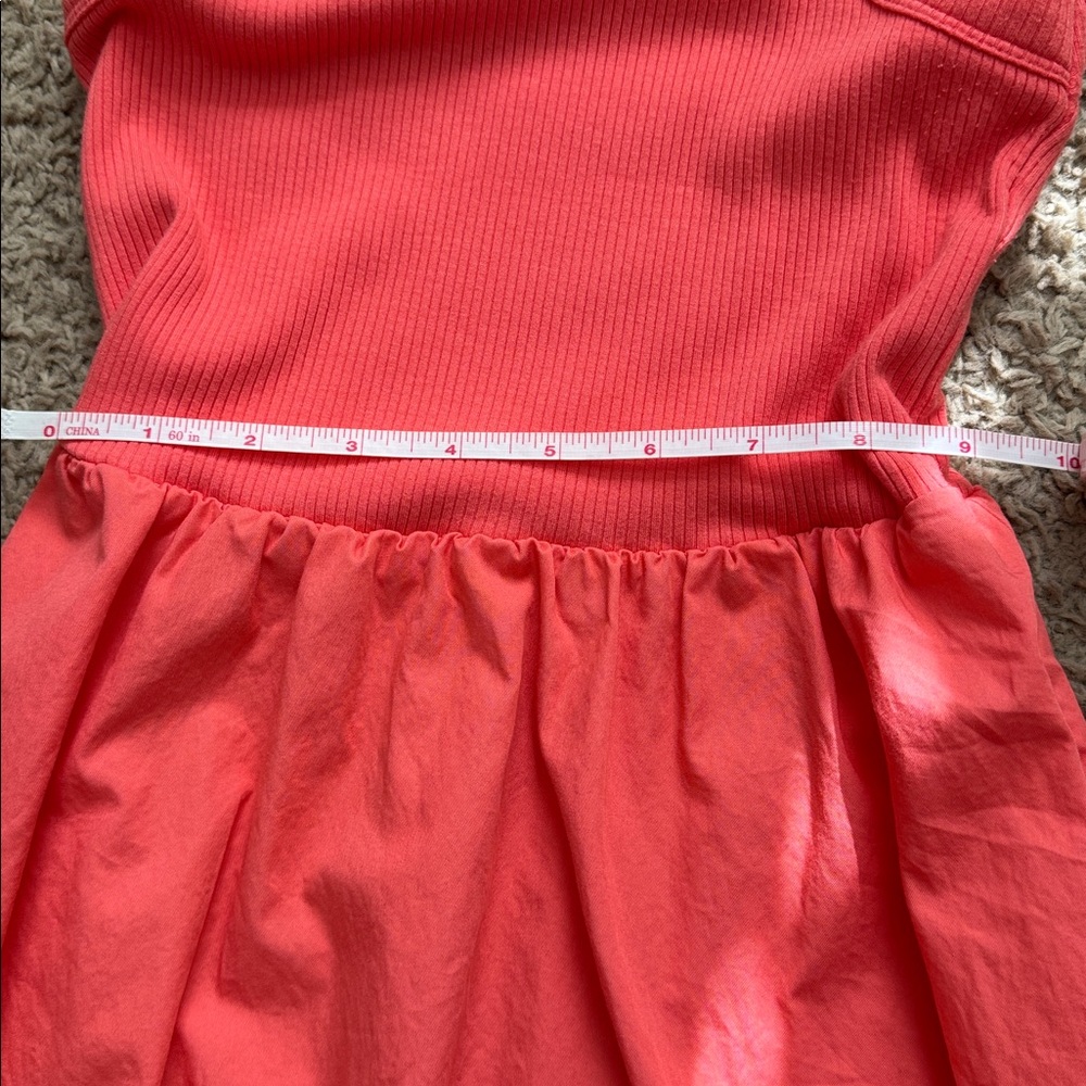 Old Navy Coral Sleeveless Ribbed Midi Dress XS - Picture 7 of 9